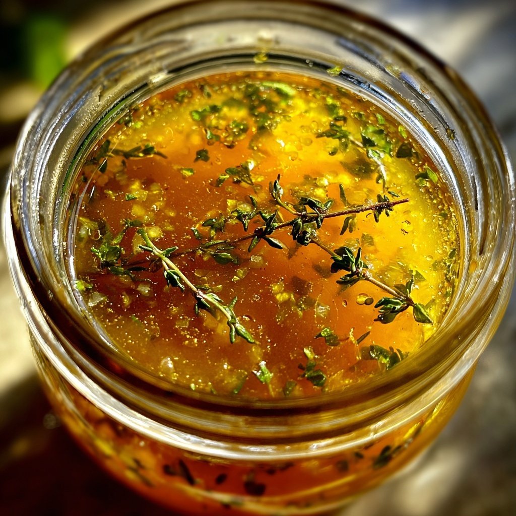Meyer Lemon Honey Thyme Vinaigrette