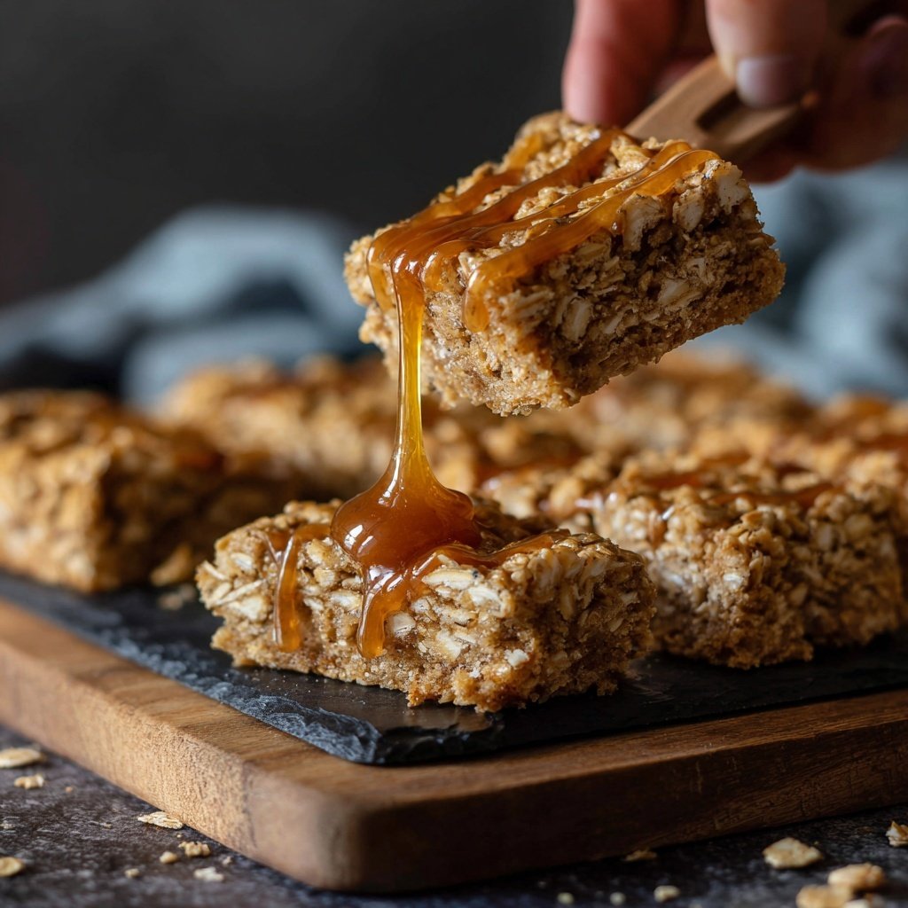Chewy Vanilla Oat Bars
