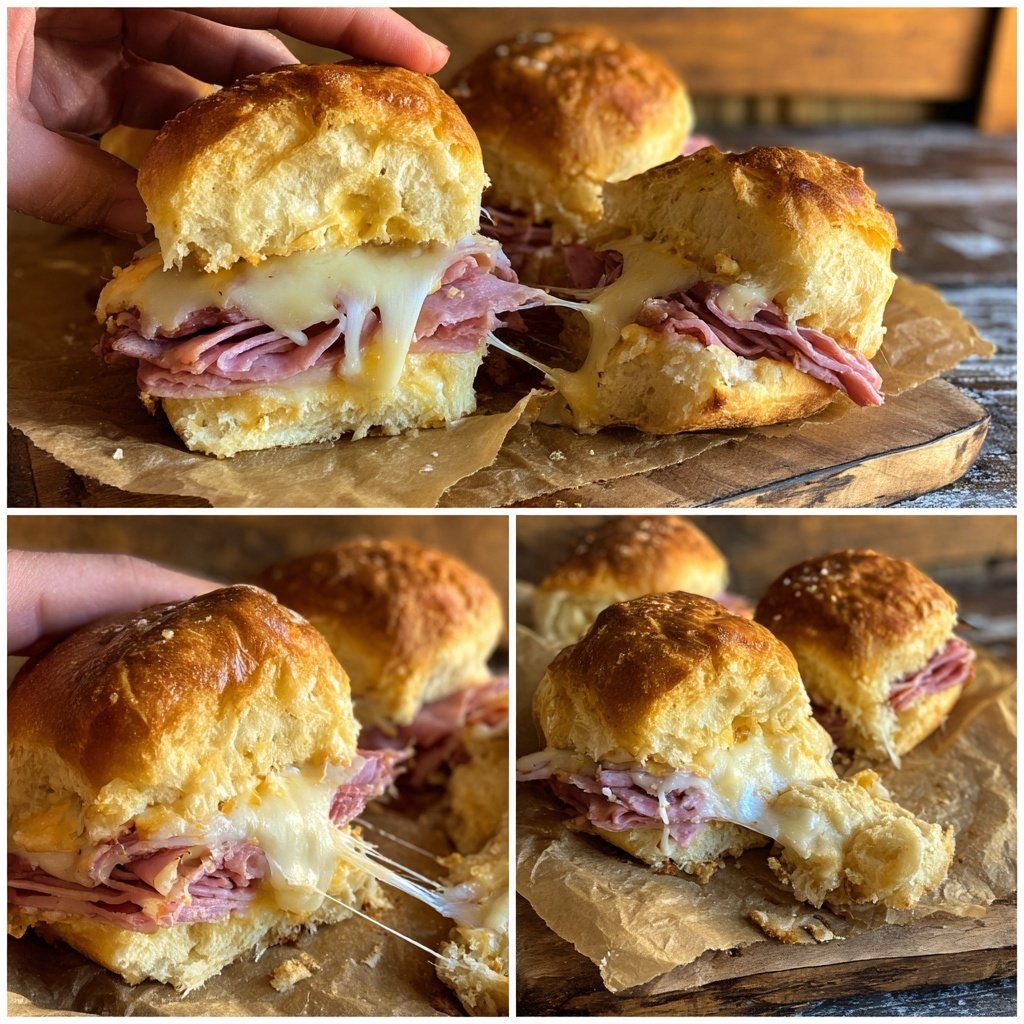 Classic Ham and Swiss Sliders