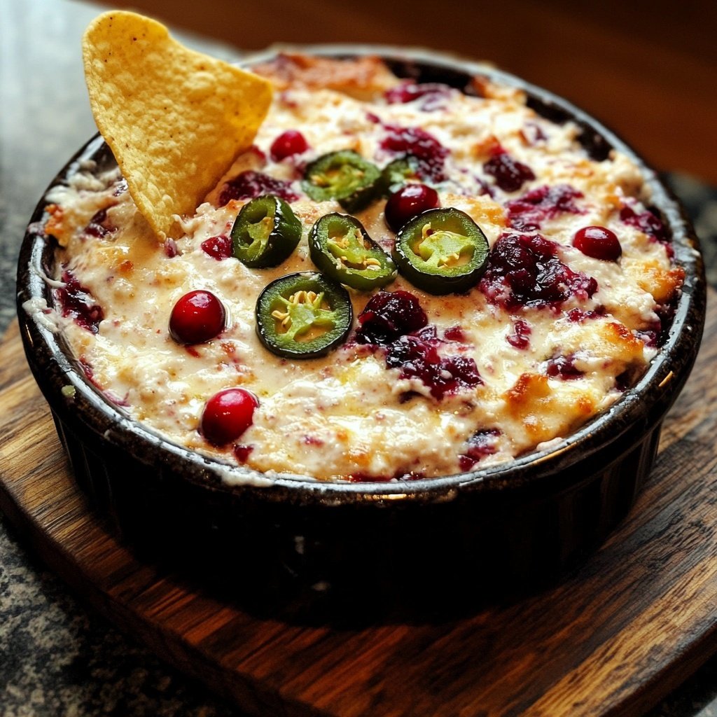 Quick Cranberry Jalapeno Dip