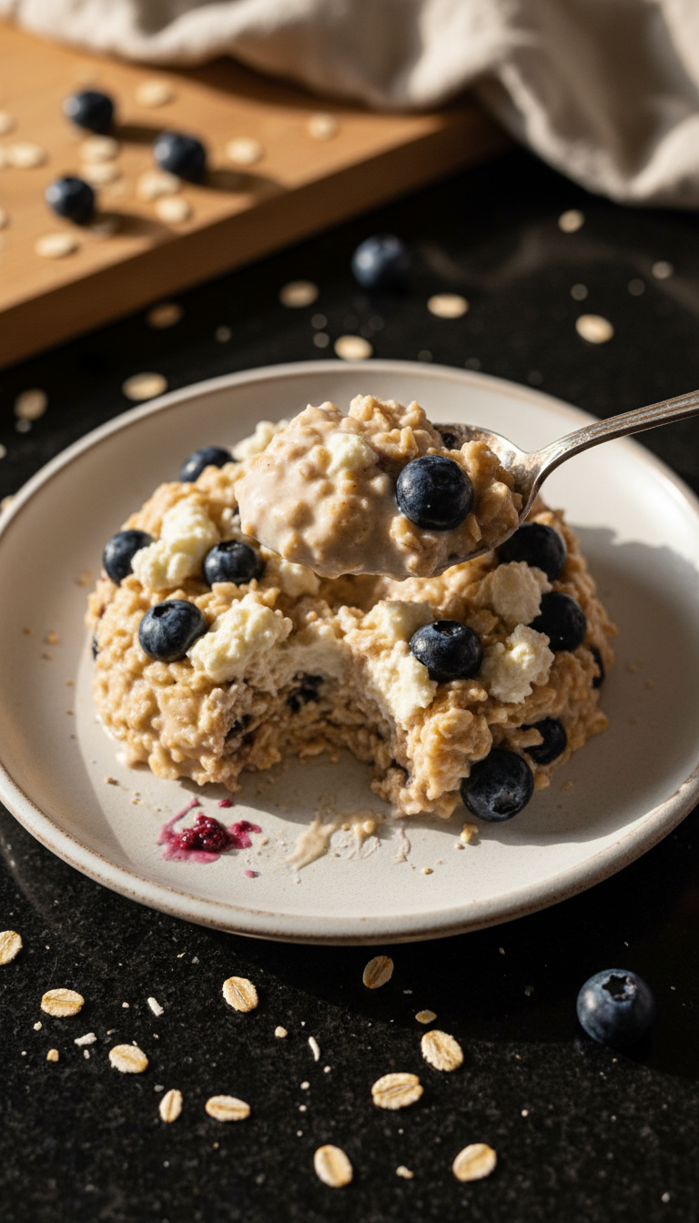 Ricotta Blueberry Overnight Oats