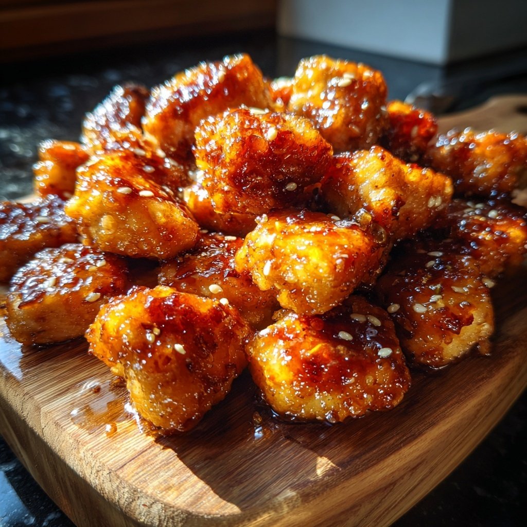 Honey Garlic Chicken Bites