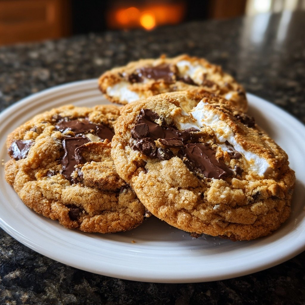 Crumbl S'mores Cookies