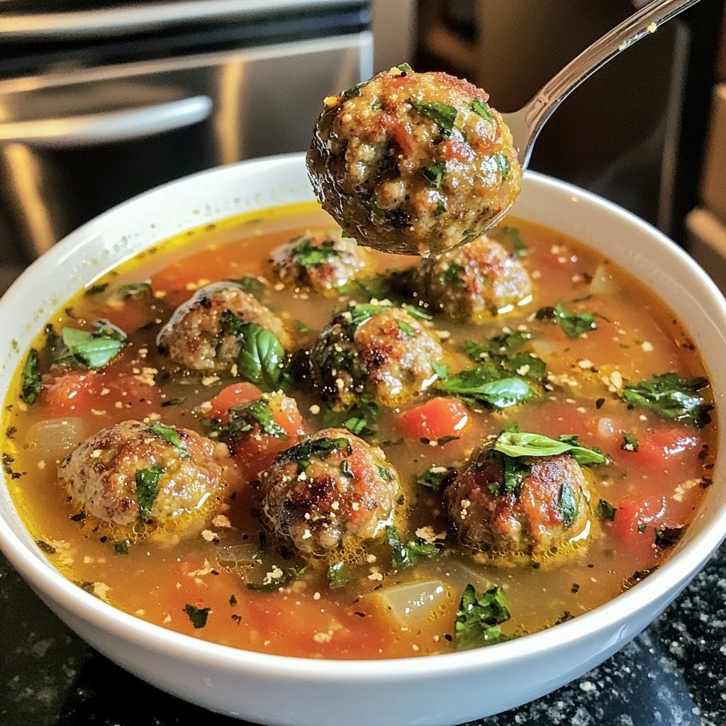 Italian Meatball Soup