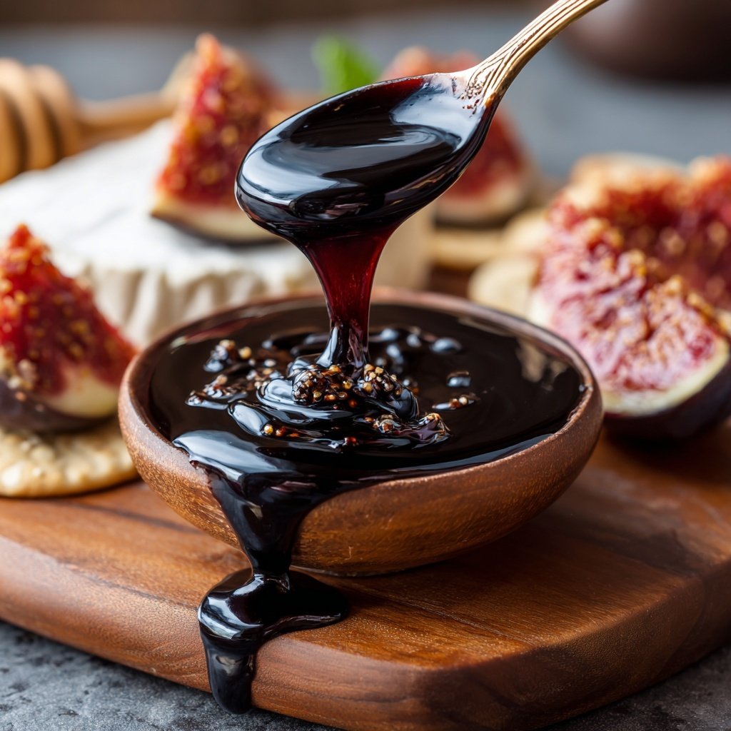 Fig Balsamic Glaze for Cheese and Charcuterie Boards​