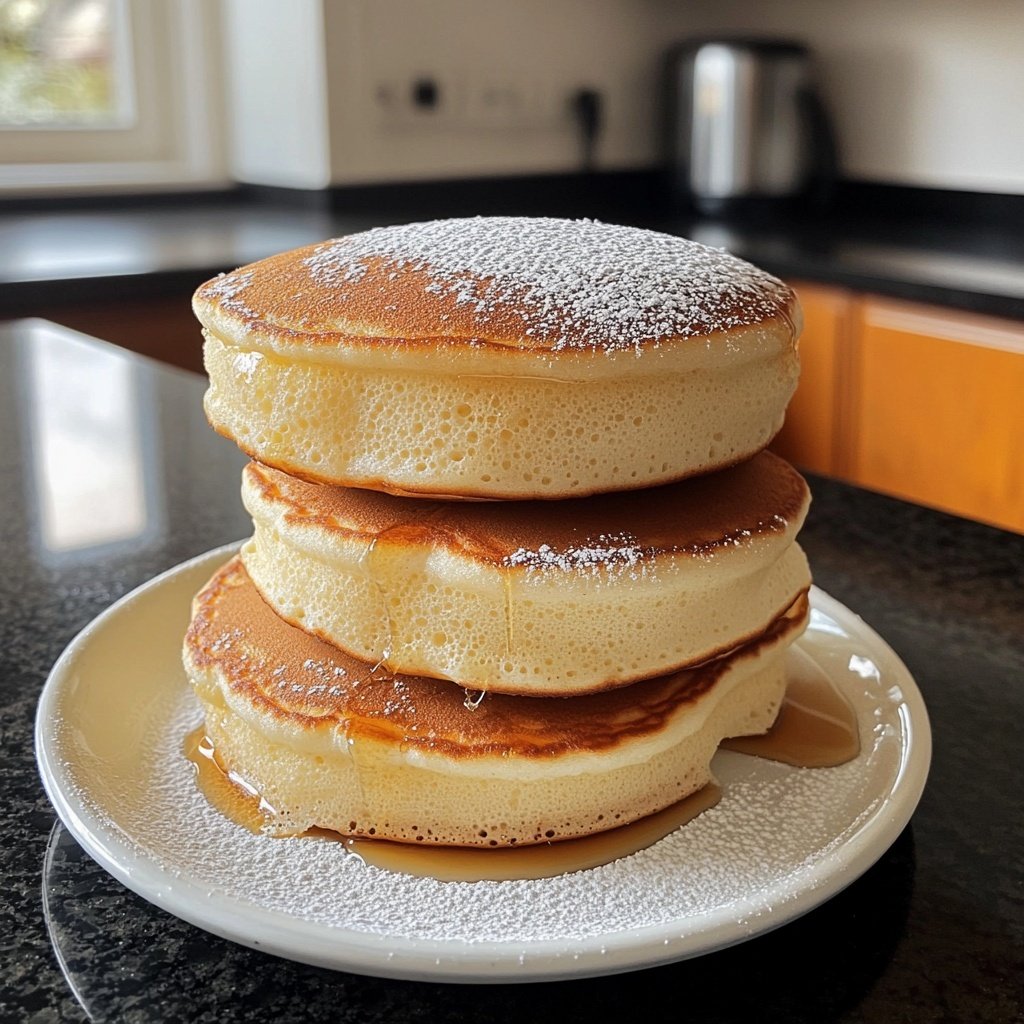 Fluffige Japanische Soufflé Pancakes