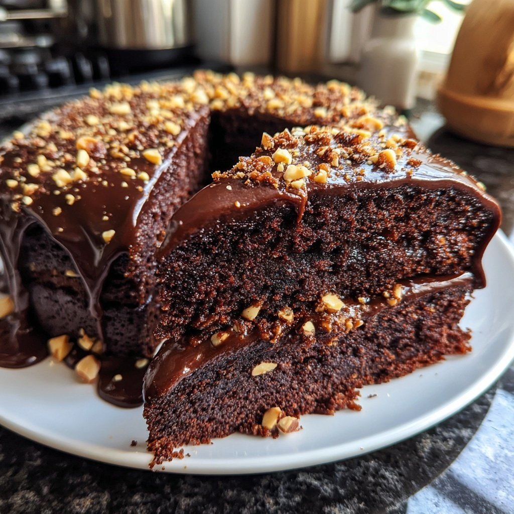 Chocolate Hazelnut Cake Decadent