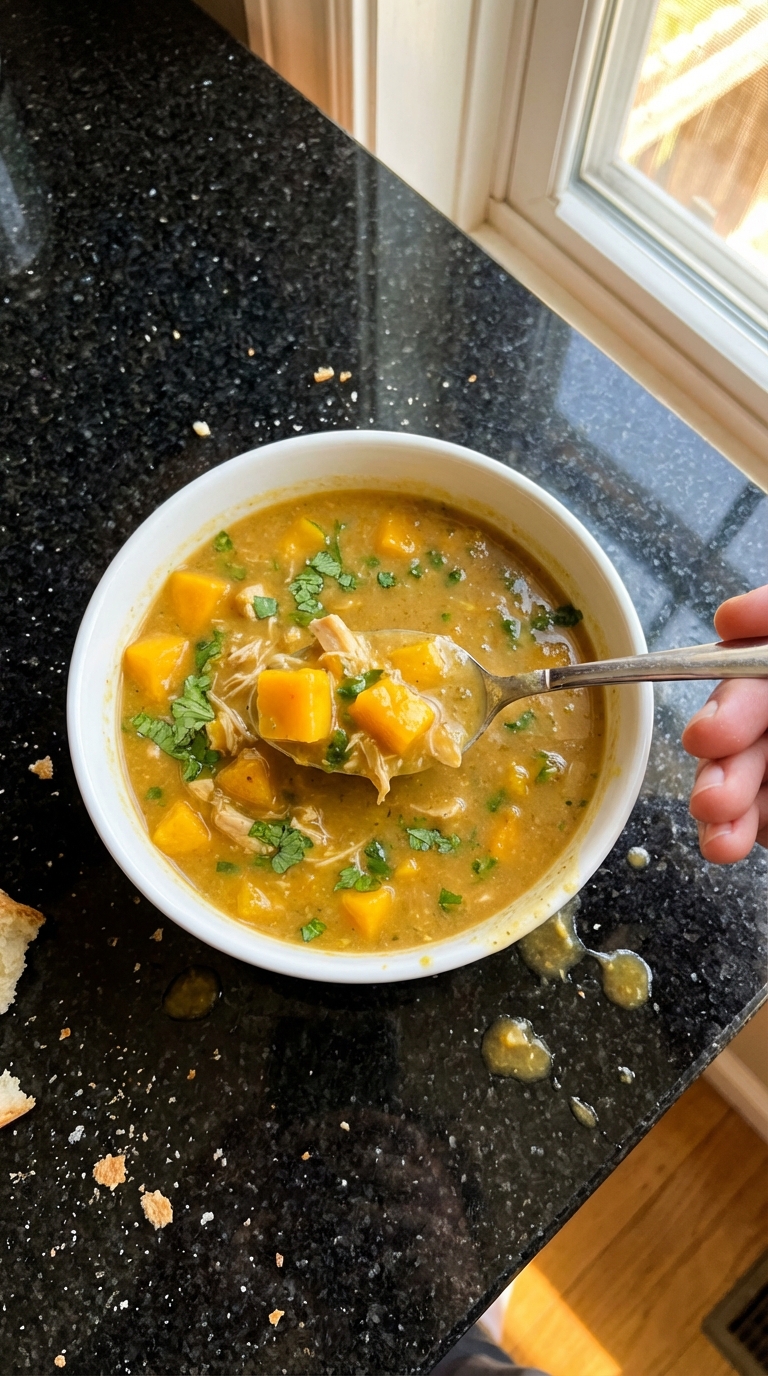 Mango Chicken Soup Fusion