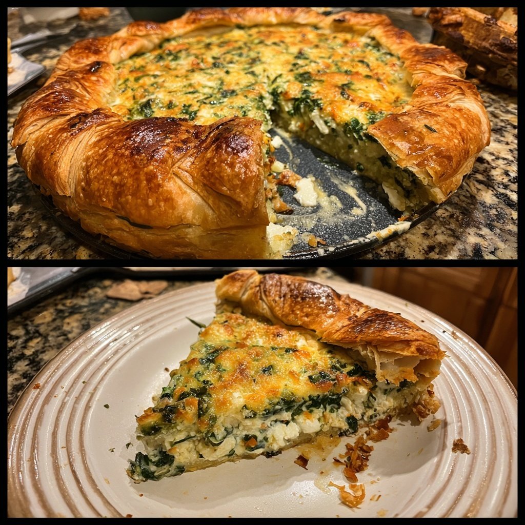 Spinach and Feta Shepherd’s Bake