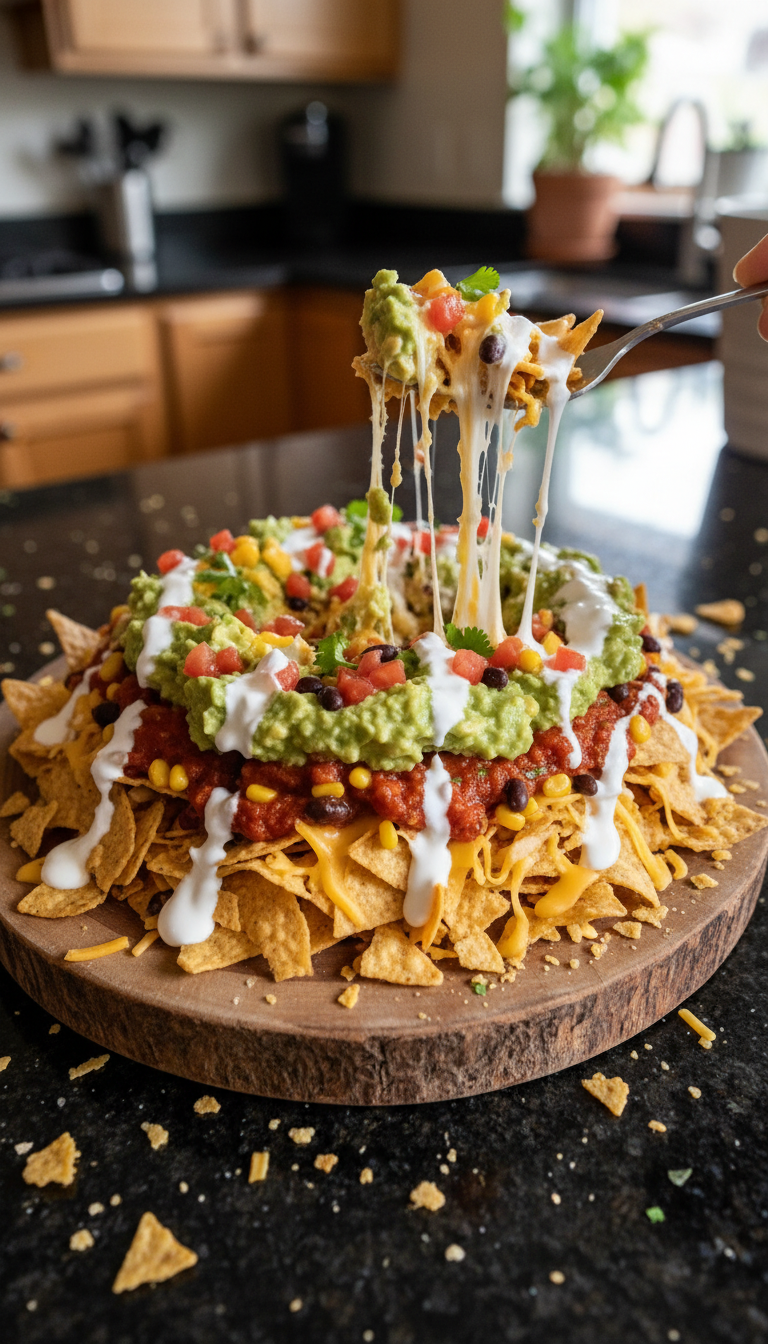 Layered Nacho Salad Bowl