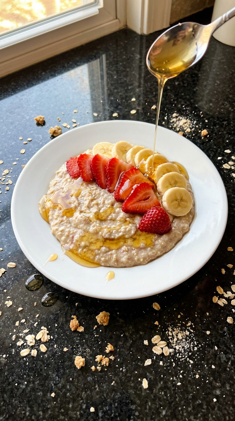 Strawberry Banana Protein Oats