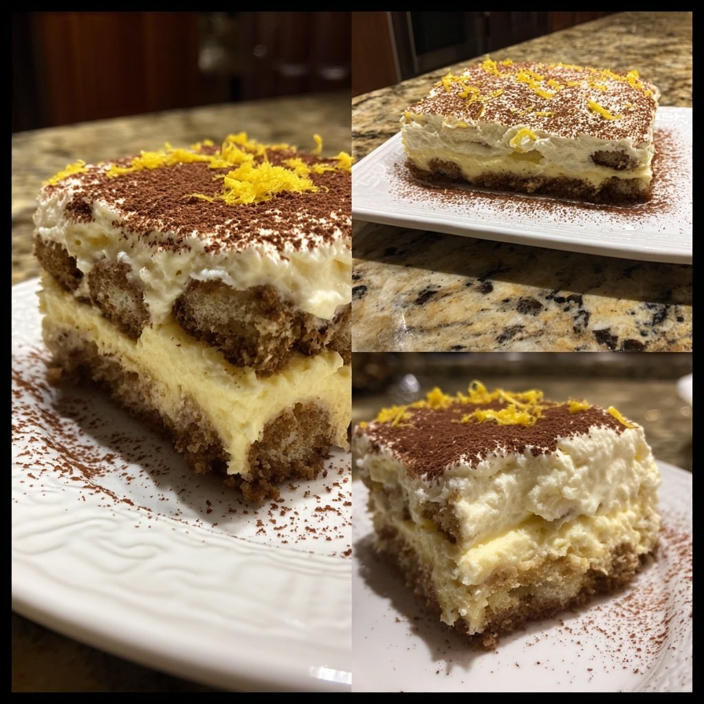 Limoncello Tiramisu with Mascarpone Cream