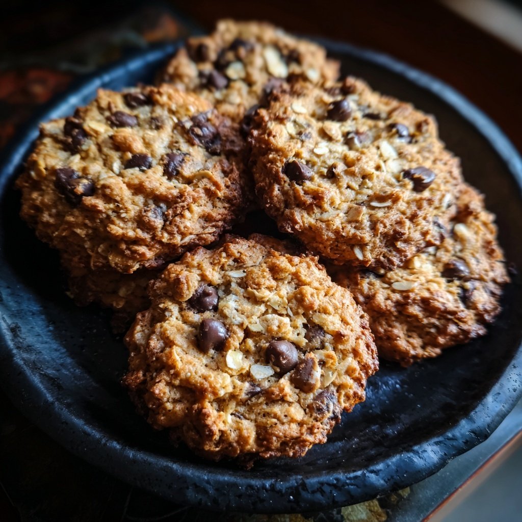 Vanilla Oatmeal Protein Cookies