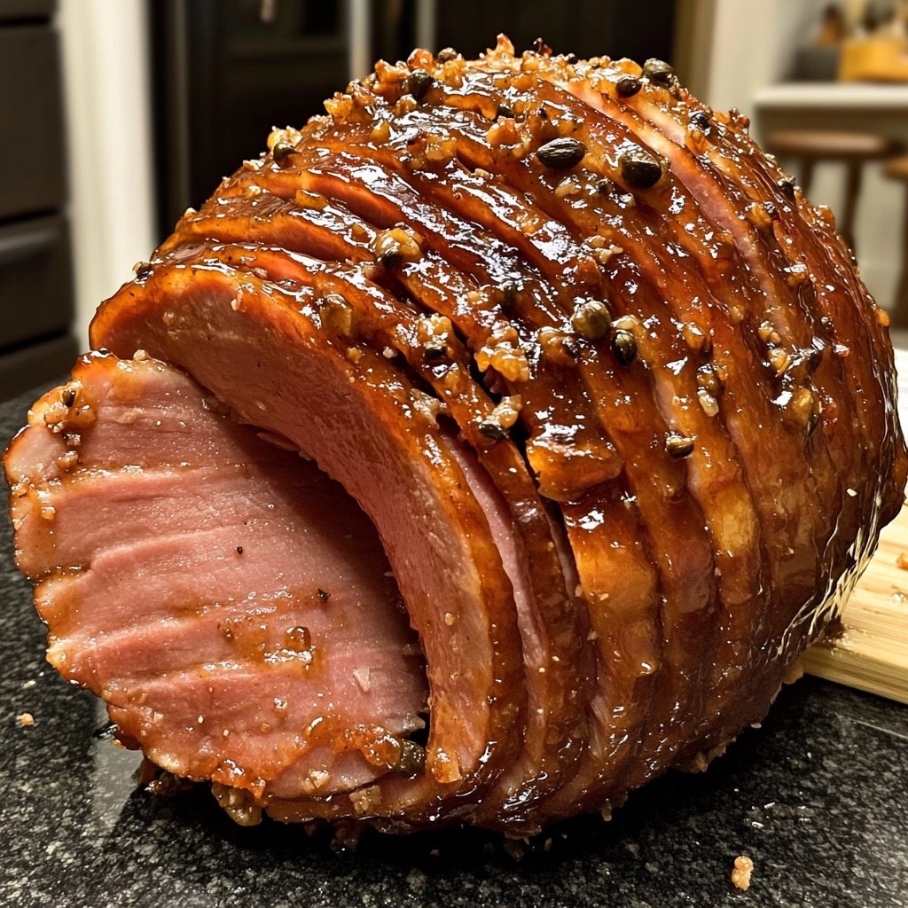 Glazed Ham with Cloves​