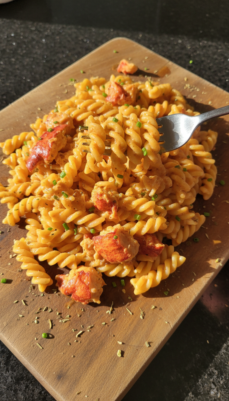 Creamy Lobster Bisque Pasta