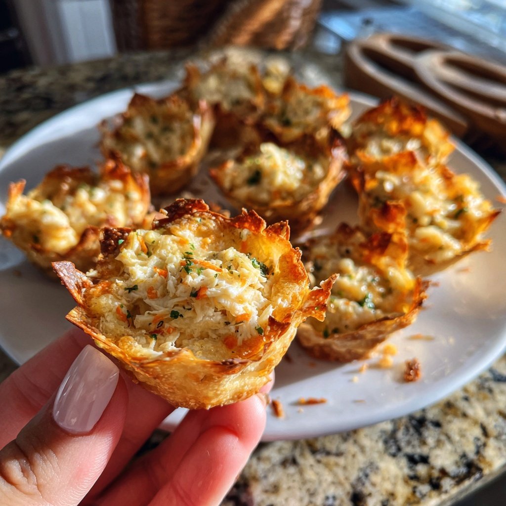 Crab Rangoon Cups Wonton