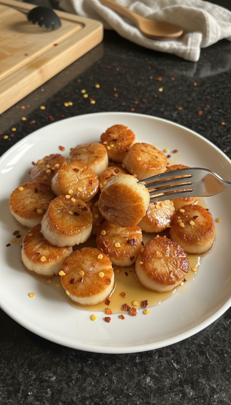 Sweet and Savory Scallops