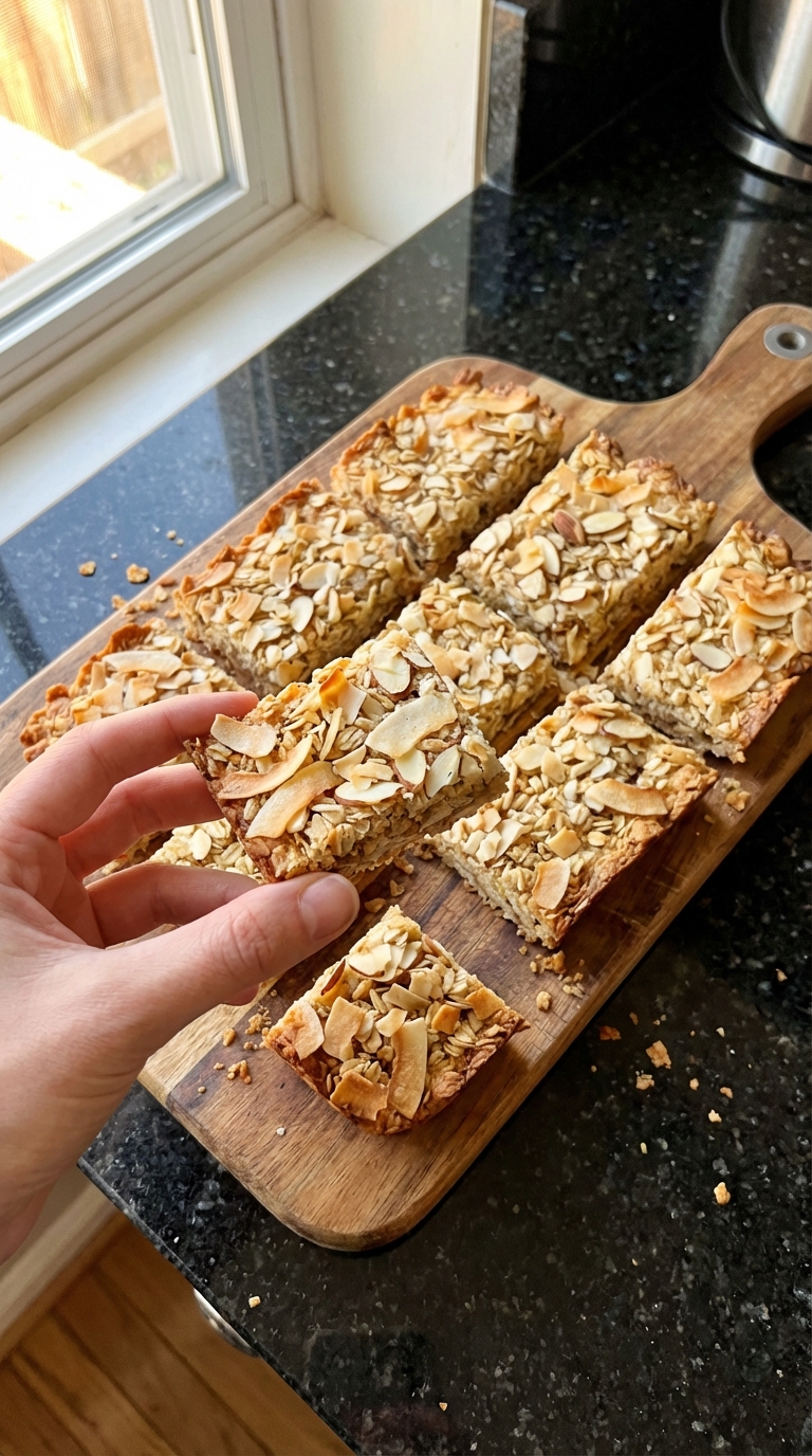 Coconut Almond Snack Bars